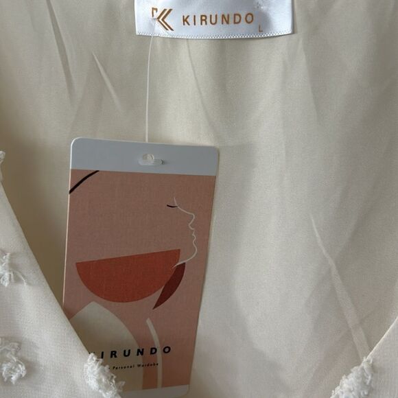 KIRUNDO DOTTED SWISS BABYDOLL DRESS NWT - Picture 7 of 11